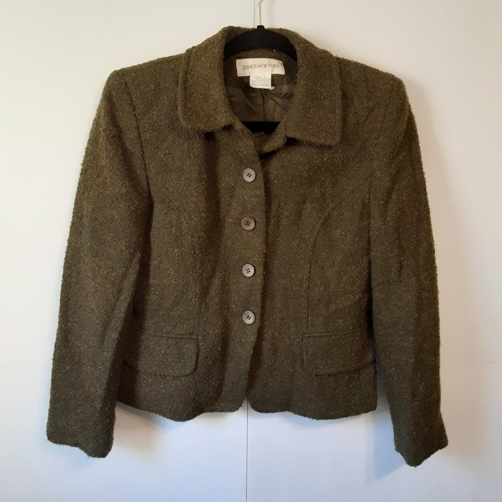 Jones New York Dark green blazer